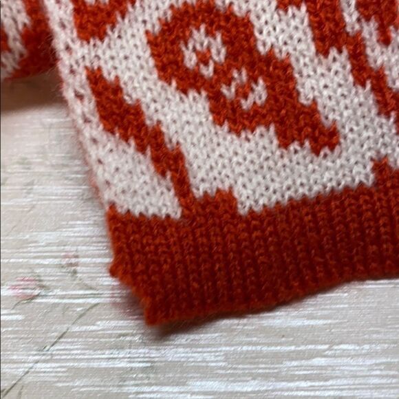 Vera Bradley orange and white scarf - Picture 3 of 4